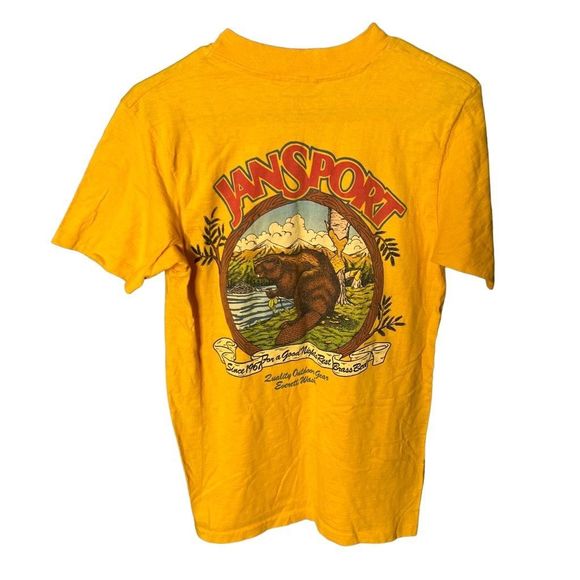 VTG 80s Jansport T Shirt Medium - Picture 3 of 5